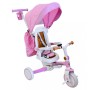 Дитячий біговел велосипед 6в1 Tri-cycle Milano 002, триколісний, від 1 року, трансформер, гумові колеса, сталь, з батьківською ручкою, козирок, міцний, різні кольори