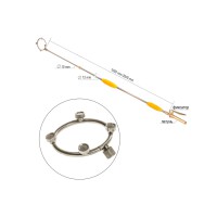 VIP телескопічна штанга 2 м для обприскувача, посилена нержавіюча сталь, 4 форсунки, професійна насадка для ефективного розпилення, садовий інвентар