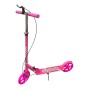 Самокат дитячий міський, двоколісний 200 мм, PU колеса, ABEC-7 підшипники, самокат з гальмом, складний, від 6 років (чорний, синій, рожевий)