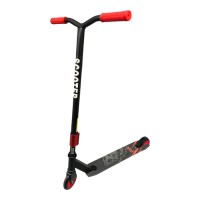 Трюковий самокат 110 мм, для дітей 5–15 років, PU колеса ABEC-7, кермо 360°, Y-подібна форма керма, для стрибків та трюків, початковий рівень (червоний, синій, зелений)