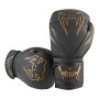 Боксерські рукавички Venum DX-8523 12oz чорні, професійні, тренувальні рукавички для боксу, спарингів і роботи на груші, комфортна фіксація, захист кисті, міцний матеріал