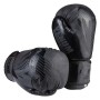 Боксерські рукавички Venum DX-8523 10 oz чорні матові — тренувальні професійні рукавички для боксу, спарингів і ударних тренувань