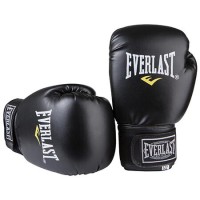 Боксерські рукавички Ever DX-380 6oz чорні – професійні рукавички для боксу та тренувань, спаринг, мішок, груша, посилений захист руки