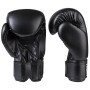 Боксерські рукавички Ever DX-380 6oz чорні – професійні рукавички для боксу та тренувань, спаринг, мішок, груша, посилений захист руки