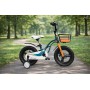 Smart XP-111-16, дитячий велосипед 16", 2 колеса + додаткові бічні колеса, сталева рама, кошик, регулювання сидіння, до 70 кг, 4+ (червоний, чорний, рожевий, зелений)