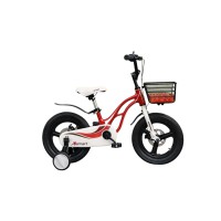 Дитячий велосипед Smart XP-111-18, 18 дюймів, двоколісний, з додатковими колесами, кошиком сталева рама, регулювання сидіння, до 80 кг, 5+ років (червоний, чорний, рожевий, зелений)