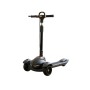 Дитячий самокат триколісний A-13 складний, LED музичний, самокат для дітей 3 роки, самокат дитячий до 70 кг, легкий самокат з підсвіткою коліс (чорний, зелений, білий, бордовий)