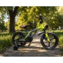Велосипед детский XBW-888-20, 20 дюймов, 6+ лет, двухколесный, сталь, ручной тормоз, LED фонарик, городской до 80 кг (серый, желтый, розовый)
