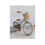 Детский велосипед Hello Baby NN515-16 16 дюймов, розовый, серый. 4+ года, до 60 кг, двухколесный, стальная литая рама, надувные колеса передний задний тормоз, корзина, колокольчик