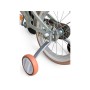 Детский велосипед Hello Baby NN515-16 16 дюймов, розовый, серый. 4+ года, до 60 кг, двухколесный, стальная литая рама, надувные колеса передний задний тормоз, корзина, колокольчик
