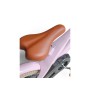 Детский велосипед Hello Baby NN515-16 16 дюймов, розовый, 4+ года, до 60 кг, двухколесный, стальная литая рама, надувные колеса передний задний тормоз, корзина, колокольчик
