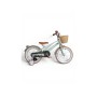 Детский велосипед Hello Baby NN515-14 14 дюймов, двухколесный, 3+ года до 60 кг, литая рама, надувные колеса, передний задний тормоз, корзина колокольчик (розовый, серый)