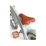 Детский велосипед Hello Baby NN515-14 14 дюймов, двухколесный, 3+ года до 60 кг, литая рама, надувные колеса, передний задний тормоз, корзина колокольчик (розовый, серый)
