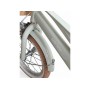 Детский велосипед Hello Baby NN515-14 14 дюймов, двухколесный, 3+ года до 60 кг, литая рама, надувные колеса, передний задний тормоз, корзина колокольчик (розовый, серый)