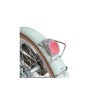 Детский велосипед Hello Baby NN515-14 14 дюймов, двухколесный, 3+ года до 60 кг, литая рама, надувные колеса, передний задний тормоз, корзина колокольчик (розовый, серый)