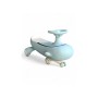 Mini Whale 8106 детский бибикар-толокар со светящимися PU колесами, музыкальными эффектами и крепким пластиковым корпусом, каталка для детей от 1 года, до 60 кг (голубой, желтый, зеленый, розовый)