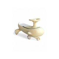 Mini Whale 8106 детский бибикар-толокар со светящимися PU колесами, музыкальными эффектами и крепким пластиковым корпусом, каталка для детей от 1 года, до 60 кг (голубой, желтый, зеленый, розовый)