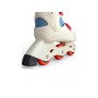 Детские ролики раздвижные Candy V-Run BW251D ABEC-7 регулируемые роликовые коньки для детей с фиксацией липучка + пяточная застежка, тормоз на обеих ногах, крепкая рама (бежевый, лиловый, мятный)