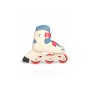 Детские ролики раздвижные Candy V-Run BW251D ABEC-7 регулируемые роликовые коньки для детей с фиксацией липучка + пяточная застежка, тормоз на обеих ногах, крепкая рама (бежевый, лиловый, мятный)