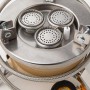 Горелка газовая М-3 на 3 конфорки, металлическая со шлангом, туристическая, портативная для дачи, пикника, приготовление пищи на природе