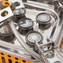 Горелка газовая на 5 конфорок, 15800W, металлическая со шлангом, туристическая, портативная для дачи, пикника, приготовление пищи на природе