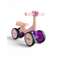 Дитячий толокар Baby Go XBD-169 – музичний з підсвіткою, комфортним сидінням, просте управління та стійкі колеса для дітей від 1 року, навантаження до 20 кг (рожевий, сірий, чорний)