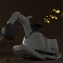Біговел-толокар 4в1 Excavator 913 сірий, дитячий екскаватор-каталка з рухомим ковшем, нічне підсвічування та музичний режим, 4-точкова система захисту від перекидання, для дітей від 1 року