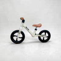 Біговел дитячий CRUZZER M9 діаметр коліс- 12 " без педалей, регульоване сидіння та кермо,карбонова рама, для навчання рівновазі, до 60 кг (білий, голубий, чорний)