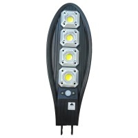 Світлодіодний вуличний ліхтар-прожектор KAR69 LED на сонячній батареї, датчик руху, автономне зовнішнє освітлення для двору, саду, гаража, паркану та дачі