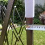 Раздвижной шатер 3×6 м с черным каркасом (зеленый / красный / синий / бежевый)