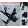 Раздвижной шатер 3×6 м усиленный бежевый с белым каркасом