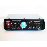 Підсилювач звуку AV-339BT + USB + FM + MP3 + Караоке